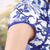 Knee Length Silk Blend Floral Cheongsam Evening Dress