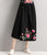 Floral Embroidery Traditional Chinese Style Expansion Skirt