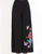 Plus Size Floral Embroidery Chinese Style Women's Loose Pants