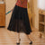 Cheongsam Matched 2 Layers Chinese Style Chiffon Skirt