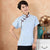 Short Sleeve 100% Cotton Cheongsam Top Chinese Shirt