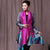 Open Front Floral Linen Chinese Style Wind Coat