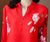 3/4 Sleeve V-neck Folded Floral Print Chinese Style Casual Dress Boho Dress