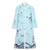 Bird & Floral Embroidery Chinese Style Long Women's Wadded Wind Coat