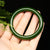 Women's Green Jade Bangle Bracelet