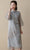 Floral Embroidery Trumpet Sleeve Organza Modern Cheongsam Chinese Dress