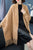 Batwing Sleeve Velvet Cape Jacket Knit Shawl