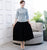 All Matched Thin Signature Cotton Traditional Chinese Style Skirt