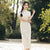 Elegant Lace Cheongsam Dress Long and Breathable Qipao