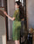 Vintage Shanghai Style with a Modern Touch Flared Sleeve Cheongsam Dress