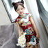 Crane & Dragon Pattern Stretchy Kid's Cheongsam Knee Length Chinese Dress