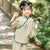 Trumpet Sleeve Chinese Painting Pattern 2-Pieces Han Costume Girl's Chinese Suit