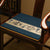 Pine & Crane Embroidery Linen Traditional Chinese Seat Cushion