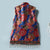 Floral Brocade Chinese Style Waistcoat Vest with Tassels