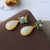 Cloisonne & Jade Chinese Style Gilding Earrings
