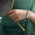 Common Calla Designed Retro Sterling Silver Open Bracelet with Pearl