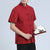 Short Sleeve Dragon Embroidery Linen Chinese Kung Fu Shirt
