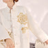 Winter Chinese Style Heavy Beaded Design Chinese Jacket Women Loose Fit