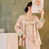 Loose Cardigan with Beaded Camisole & Mermaid Skirt Two-Piece Set