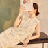 Qipao Top & High-Waist Skirt Set with Embroidery and Lace