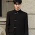 New Chinese Style Stand Collar Men's Suit Set - Elegant Wedding Groom Tuxedo Jacket & Pants