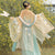 Embroidered Tang-Style Hanfu Dress with Chest-High Skirt and Wide Sleeves Cosplay