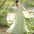 Floral Embroidery Tang-Style Hanfu Dress Wide Sleeves Cosplay