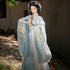 Hanfu Women's Wei Jin Southern & Northern Dynasties Embroidered Cross-collar Ru Skirt Set