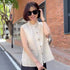 Retro Floral Lace Sleeveless Chinese Style Top for Summer