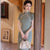 Spring/Summer Elegant Lilac Cheongsam Slim-Fit Long Qipao with Classic Chinese Simplicity