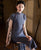 Vintage Plaid Cheongsam – Elegant Republic Style Qipao Dress