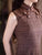 Sleeveless Plaid Cheongsam Elegant Retro Qipao for Petite Women