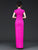 Elegant Cap Sleeve Maxi Cheongsam - Modernized for Stage & Runway Performance