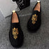 Tiger Face Embroidery Traditional Chinese Causal Shoes Loafers