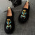 Beijing Opera Facial Mask Embroidery Traditional Chinese Causal Shoes Loafers