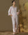 New Chinese-Style Jacquard Ice Silk Pajama Set – Elegant Lounge Wear, Suitable for Outdoors