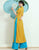 Cheongsam Top Vietnamese Ao Dai Dress includes Loose Pants