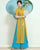 Cheongsam Top Vietnamese Ao Dai Dress includes Loose Pants