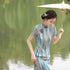 Vestido chino cheongsam de algodón exclusivo estilo Shanghai de los años 30