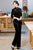 Velvet Cheongsam Top & Pants Chinese Style Women's Suit Plus Size