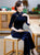 Velvet Cheongsam Top & Pants Chinese Style Women's Suit Plus Size