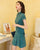 Cotton Cheongsam Top & Skirt Modern Chinese Style Women's Suit