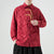 Men's Chinese Style Floral Silk Long Sleeve Shirt Casual Tang Suit
