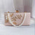 Chinese Style Pearl Floral Decoration Evening Bag with Pearls Chain