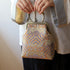 Handmade Traditional Chinese Brocade Round Handle Bag