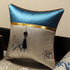 Bamboo Pattern Traditional Chinese Silk Cushion Covers with Pendant