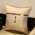 Surge Billows Pattern Traditional Chinese Linen Cushion Cover with Pendant