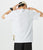 Camiseta unisex de manga corta 100% algodón con bordado floral