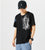 T-shirt unisex manica corta 100% cotone ricamo Cyprinus & Dragon