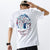 Tigerkopf-Stickerei 100% Baumwolle Kurzarm Unisex T-Shirt